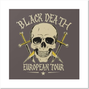 Black death european tour Posters and Art